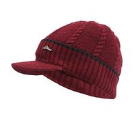 Winter Peaked Cap For Men Women Thermal Knit Beanies Hat Fleece Lined Inner Hat Twisted Beanie Cap Thicken Balaclavas Wool Skulls Hats Ear Protection Caps For Outdoor Sports Cycling Climbing Hiking