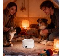 Winter Pet Bowl - Heated Water Food Dish, 4 Temperature Setting System, Outdoor Automatic Anti Freeze Plate | Cats Dogs Chickens Ducks Birds Puppy Kitten Cold Weather Protection Solution