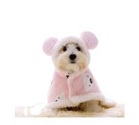 Winter Pet Dog Clothes Cloak Blanket French Bulldog Puppy Warm Windproof Jacket Dog Clothes Fit Fit For Small Dogs Chihuahua Dog Coat(Onecolor,M)