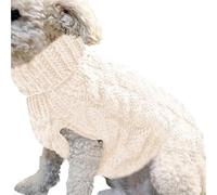 Winter Pets Sweater Comfortable Warm Suitable for Dogs Cat Solid Color Pet Clothing Knitted(4,S)