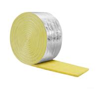 Winter Pipe Insulation Felt 10m x 7.6cm, Thermal Heat-Retaining Wrap for Water Pipes, Easy-to-Use Cold Protection for Indoor and Outdoor Plumbing