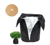 Winter Plant Cover Frost Protection Bags Flower Pot Outdoor Garden Shrub Trees Potted Plant Protector Oxford-Cloth Anti-Freeze Warm Cover Plant Insulation Cover Garden Antifreeze Tool,Black,65*70cm