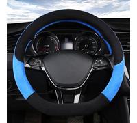 Winter Plus D Shape Car Steering Wheel Cover For Golf 7 Scirocco Bettle 2012-2021 Auto Accesories(Blu)