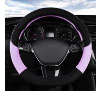 Winter Plus D Shape Car Steering Wheel Cover For Golf 7 Scirocco Bettle 2012-2021 Auto Accesories(PURPLE)