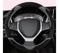 Winter Plush Car Steering Wheels Cover For Suzuki For Swift 2011 2012 2013 2014 2015 2016(Titanium)