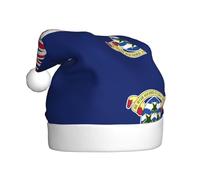Winter Plush Hat with Stylish Flag of The Cayman Islands Patterns Light and Warm Suitable for Holidays and Winter Parties Black