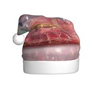 Winter Plush Hat with Stylish Snail Under The Aurora Patterns Light and Warm Suitable for Holidays and Winter Parties