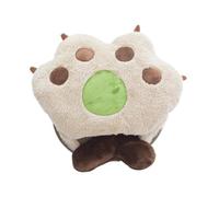 Winter Plush Heated Mouse Pad - Hand Warmer With Wrist Guard For Computer Material Pad Long Plush Snowflake Mouse