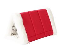 Winter Plush Pet Bed - Warm Kitten Bed, Warm Folding Kitten Bed | Semi Enclosed Removable Washable Pet Cave, Plush Winters Pet Cushion, Play Plush Cushion For Keeping Pet Nest and Hygienic