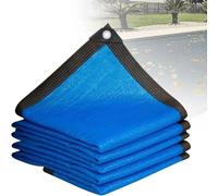 Winter Pool Cover, 2x8m Protective Tarp for Above Ground Pools, Leaf Net to Block De and Maintain Clean Water -, Weatherproof, Easy to Inll