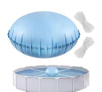 Winter Pool Pillow - Winterizing Ice Equalizer | 4x4 Ft Inflatable Pool Pillow with Rope for Swimming Lake River Tubing Beach Vacation Party Spa Resort Hot Tub