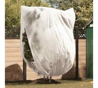 Winter Protection for Plants, Pack of 3, White, Non-Woven Fabric, 2.4 x 2 m with Zip, Drawstring Closure, Reusable for Garden Care, Lawn Care Accessories, Outdoor