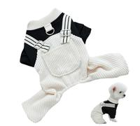 Winter Puppy Overalls - Comfortable Full Body Suit Soft Fabric Thermal Clothing | Cold Weather Indoor Outdoor Small Pet Warm Warm Care Soft Cute A