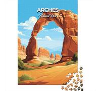 Winter Puzzle Gift: Arches National Park 1000 Piece Jigsaw, 38x26cm/1000pcs