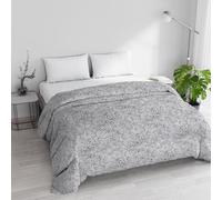 Winter Quilted Quilt for Double Bed 250 x 245 cm DoubleFace Basic Ornato Pattern, Made in Italy - Reversible Duvet in Soft Microfibre 200 g/m² - Machine Washable Duvet