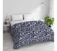 Winter Quilted Quilt for Double Bed 250 x 245 cm DoubleFace Basic Wild Pattern, Made in Italy - Reversible Duvet in Soft Microfibre 200 g/m² - Machine Washable Duvet