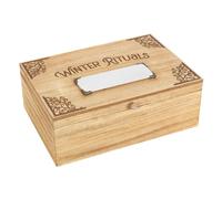 Winter Rituals Wood Box Something Different Beige One Size