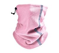 Winter Rocking Fleece Hundred Change Warm Scarf Windproof Outdoor Night Riding Facemask Cold Skiing Reflective Strip Half Neck Cover (One Size)