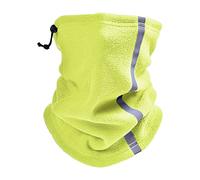 Winter Rocking Fleece Hundred Change Warm Scarf Windproof Outdoor Night Riding Facemask Cold Skiing Reflective Strip Half Neck Cover (Mint Green, One Size)
