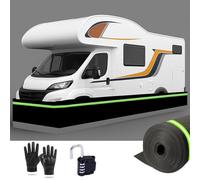 Winter RV Skirting - 80cm Insulated Camper Skirt for Trailers, 5th Wheels & Motorhomes, Easy Install, 78ft/24m Length, Includes Protective Gloves for Ultimate Protection