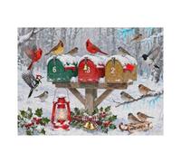 Winter’s Promise 500 Piece Puzzle for Adults, Elegant Winter Landscape with Snow Trees, Peaceful Scenic Art Jigsaw, Relaxing, 20.5x15 in