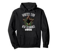Winter’s Turn New Beginnings Burn Solstice Pullover Hoodie