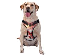 Winter Santa Claus X-Large Printed pet Traction Vest for Pets to wear When Walking The Dog or Climbing Mountains