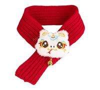 Winter Scarf for Dogs | Red Cat Bandana Pet Scarf Snakehead Design Dog Bandanas - Holiday Decoration, Fall Winter Knitted Scarves, Pet Festive Outfit for Chinese New Year