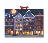 Winter Scene in the Evening Coppenwrath Advent Calendar 52 x 38 cm