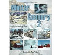 Winter Scenery 2: Adult Greyscale Coloring Book with beautiful winter scenery pictures being the focus in this book. If you like to color winter, then this book is for you.