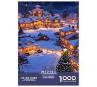 Winter Scenery Jigsaw Puzzles Puzzles for Adults Kids. 1000 Pieces Interesting Impossible Challenge Toy Educational Games Home Decoration for Adults& Kids Age 14 Years Up 38x26cm/1000pcs