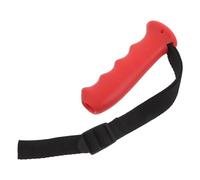 Winter Season Hiking Pole Handle Grip Replacement with Wrist Strap | Plastic Handgrip, Bright Red Textured Surface, for Walking Stick and Trekking Pole Use