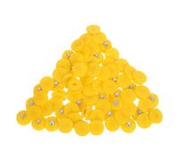 Winter Shoes Crampons 100pcs Yellow Aluminum Alloy for Boots | Anti Slip Spikes, Adjustable Straps, Replaceable Traction Studs, for Mountaineering and Driveway Shoveling