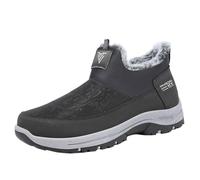 Winter Shoes Lined Men's Winter Outdoor Shoes Mid Boots Snow Shoes | Men's high trainers for outdoors, camping leisure shoes, lightweight snow boots, winter, size 39-46