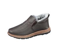 Winter Shoes Men's Lined Snow Shoes Water-Repellent Snow Boots Non-Slip Soles Ankle Boots with Warm Lined Snow Boots Lightweight Winter Boots Thickened Thermal Shoes Casual, coffee, 7 UK
