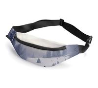 Winter Skiing Belt Bag, Multifunctional Sports Waist Pouch with Adjustable Strap, Lightweight Casual Waist Pack for Travel Running Cycling Daily Outdoor Activities