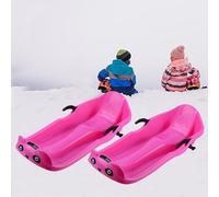 Winter Sledges, Children's Sledges with Double Handles, Sledges with Pull Ropes, Frost-Resistant and Wear-Resistant Sledges, Two-Person Thickened Sledges