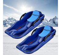 Winter Sledges, Thickened Double Sledges, Children's Sledges, Sledges with Backrests, Wear-Resistant Plastic Sledges