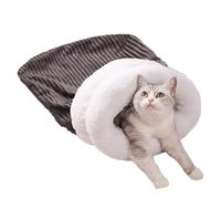 Winter Sleeping Bag for Cats - Soft and Warm Puppy Cave | Indoor Cat House, For Winter Indoor In The Home, Living Room, Bedroom, Apartment For Night And Sleep
