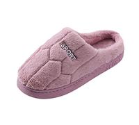 Winter Slippers Couple Womens Indoor Home Plus Velvet Warm Thick Bottom Non Slip Cozy Fleece Lined House Shoes With Soft Sole