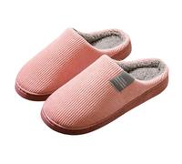 Winter Slippers for Women Men Fluffy Memory Foam Plush Fleece Lined Anti-Slip House Shoes Indoor Outdoor Comfortable Cloud Knit Slip-On