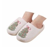 Winter Slippers Women Black Bathroom Bedroom Halloween Christmas Wide Fit Shoes Women's Cozy Home Slippers Bow Design Perfect for Winter Warm Living Thick Sole Couples Footwear Indoor Outdoor Use