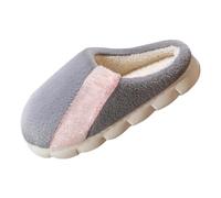 Winter Slippers Women Indoor - Ladies Warm Winter Slippers - Non Slip Indoor Outdoor Home Shoes WinterSlipper Home Use Wear The Fluffy Slipper Outside Wide Fitting Shoes Grey