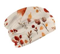 Winter Slouchy Beanie Hat Beanie Skull Cap for Men Women Baggy Hat Warm Velvet Headwear, Woodland Animals Fox
