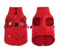 Winter Small Dog Coats - Waterproof Jackets with Harness and D Rings