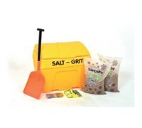 Slingsby Winter Maintenance Kit With Grit Bin 2 x 25KG Brown Rock 1 x Shovel 1 x