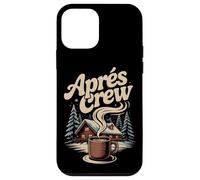 Winter Snow Après Ski Cabin Crew Coffee Lodge Scene Mountain Case for iPhone 12 mini