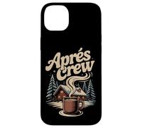 Winter Snow Après Ski Cabin Crew Coffee Lodge Scene Mountain Case for iPhone 14 Plus