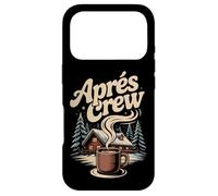 Winter Snow Après Ski Cabin Crew Coffee Lodge Scene Mountain Case for iPhone 17 Pro