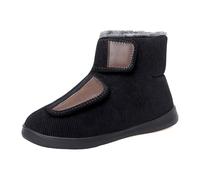 Winter Snow Boots for Women UK Walking Boots Women Ladies Comfortable Classic Water Resistant Boot Plush Warm Cotton Shoes Wear and Anti Boot Five Finger Cotton Shoes Outdoor Black